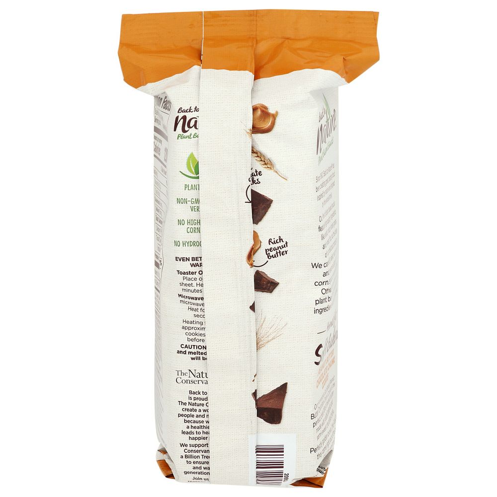 BACK TO NATURE: Homestyle Soft Baked Peanut Butter Chocolate Chunk Cookies, 8 oz
