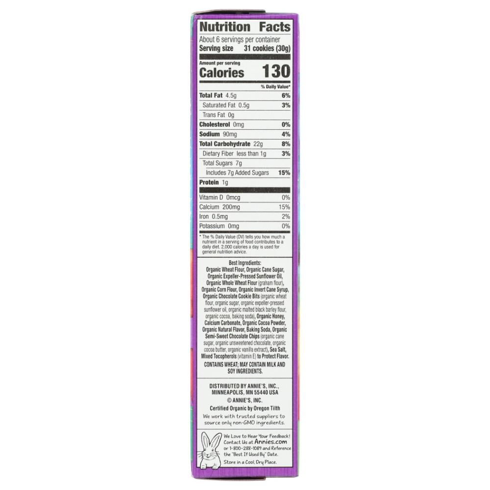 ANNIES HOMEGROWN: Friends Organic Bunny Grahams Honey Chocolate &amp; Chocolate Chip, 7 oz