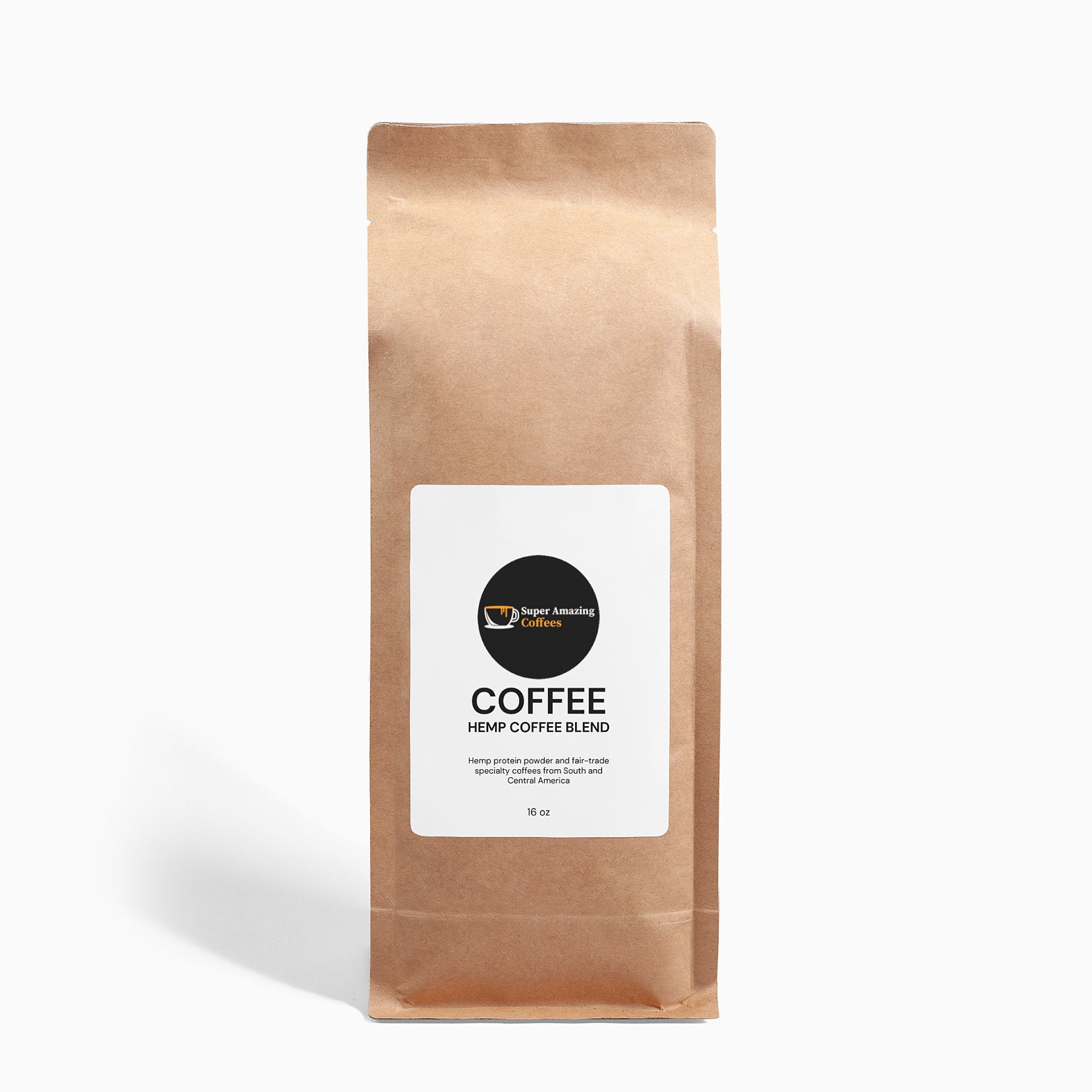 Hemp Coffee Blend - Medium Roast 16oz