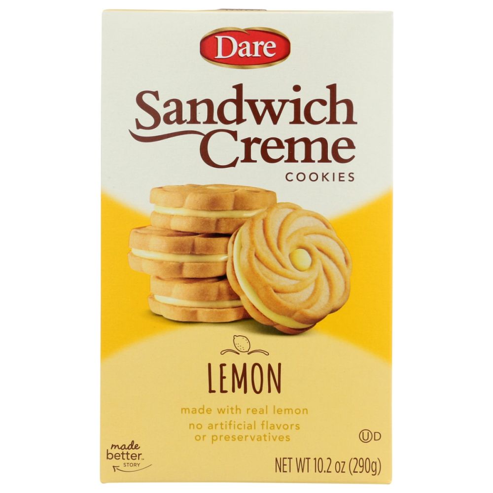 DARE: Sandwich Creme Lemon Cookies, 10.2 oz