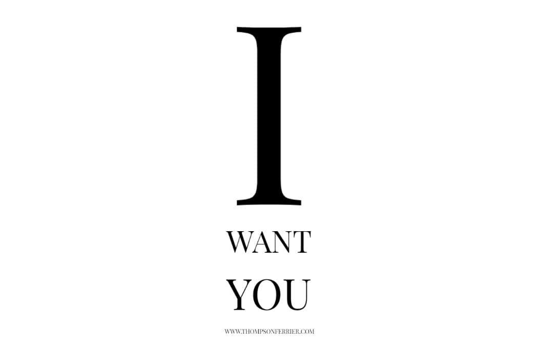 I Want You